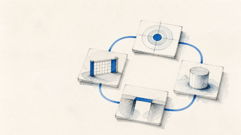 Controlling: Wie Sie Ihr Unternehmen mit Zahlen steuern, statt ihnen hinterherzulaufen — KI-generierte Illustration.