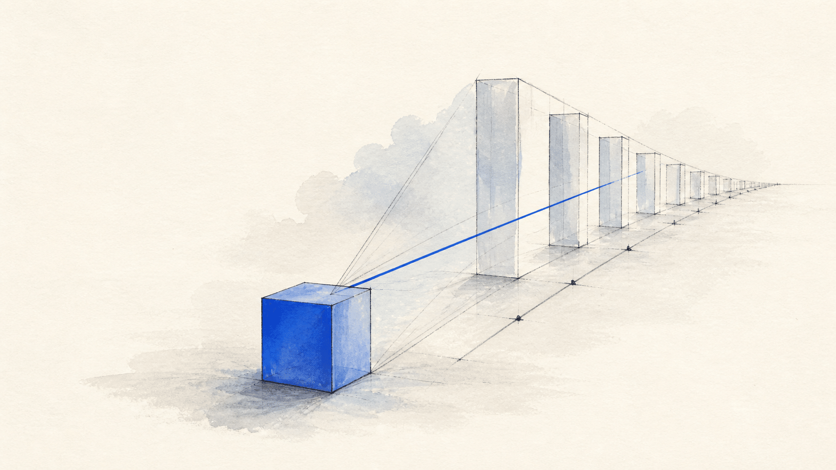 Discounted Cash Flow Verfahren: Berechnung, Varianten und die Annahmen, die im Gremium halten — KI-generierte Illustration.