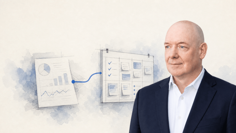 Interim CFO Consultant: Wann ein Interim CFO wirkt, was er kostet und wie Sie einen erfahrenen Interim CFO finden — KI-generierte Illustration.