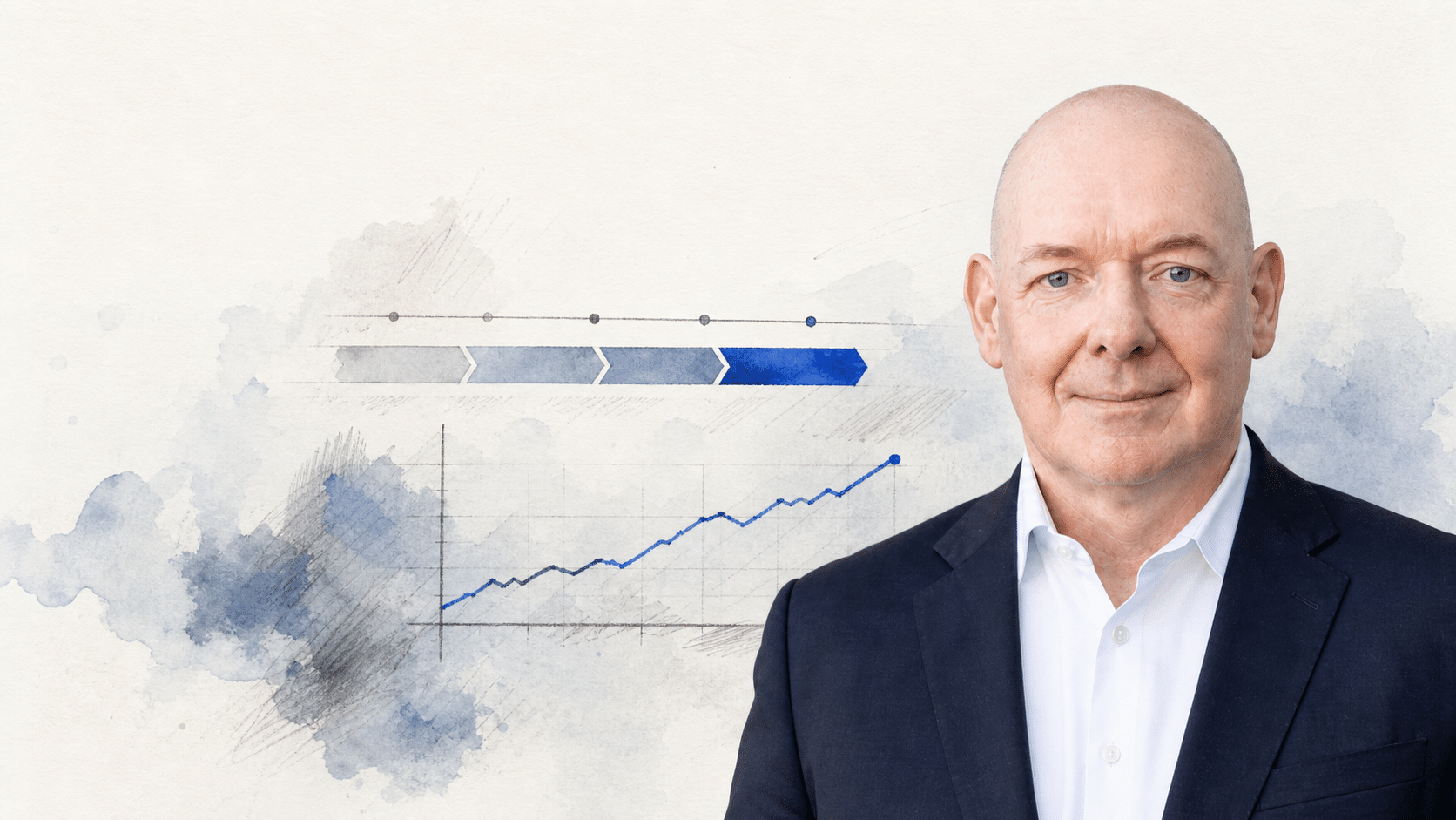 Interim CFO – Finanzchef auf Zeit — KI-generierte Illustration.