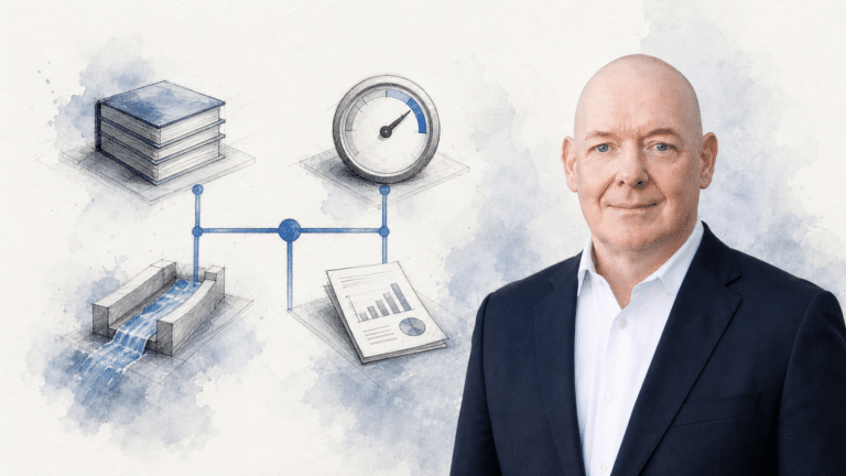 Kaufmännische Leitung im Mittelstand: Aufgaben, Gehalt und die Entscheidung zwischen Stellenangebot und Interim-Mandat — KI-generierte Illustration.