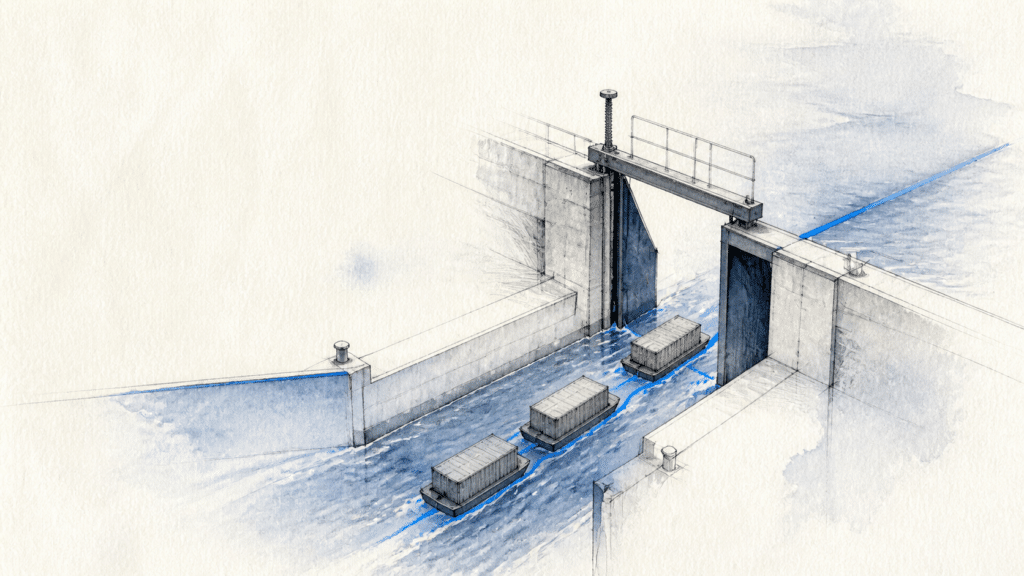 Effektives Working Capital Management: Berechnung, Kennzahlen und Optimierung — KI-generierte Illustration.